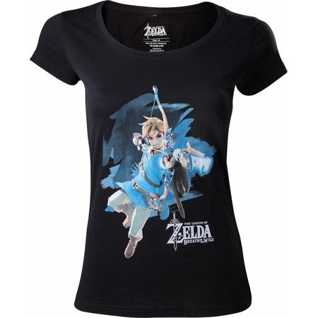 Zelda Breath of the Wild - Link with Bow Women\s T-shirt