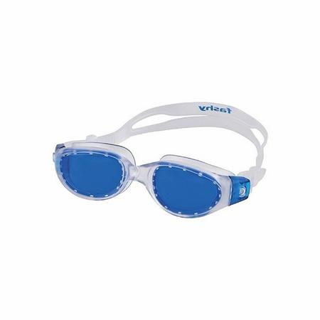 Zwembril Met Blauwe Gebogen Lenzen Voor Volwassenen
