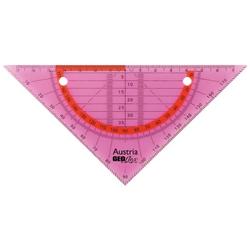 geodriehoek Aristo GEOflex 14cm flexibel Neon roze