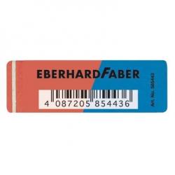 gum Eberhard Faber inkt/potlood rood/blauw doos à 40 stuks