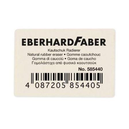 gum Eberhard Faber voor potlood wit doos à 40 stuks