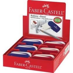gum Faber Castell SLEEVE rood/blauw assorti
