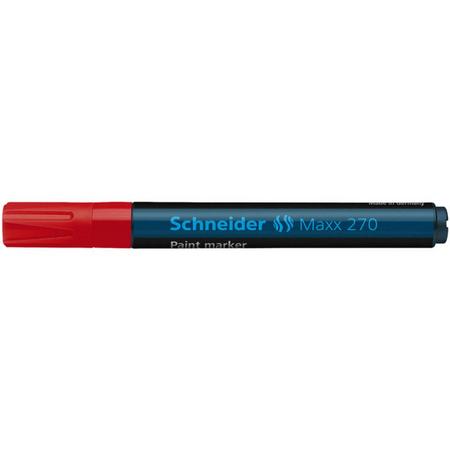 lakmarker Schneider Maxx 270 1-3 mm rood