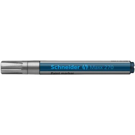 lakmarker Schneider Maxx 270 1-3 mm zilver