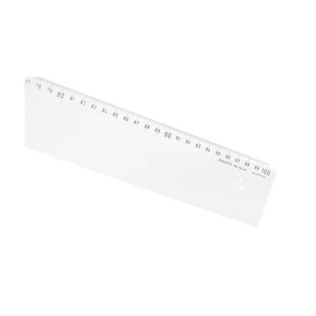 liniaal Aristo 100cm glashelder plexiglas