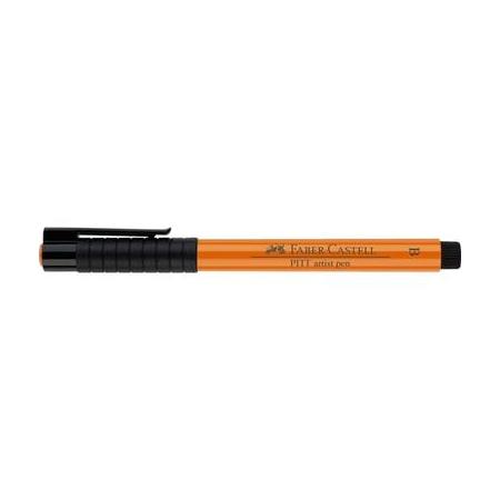 tekenstift Faber-Castell Pitt Artist Pen Brush 113 oranje glanzend