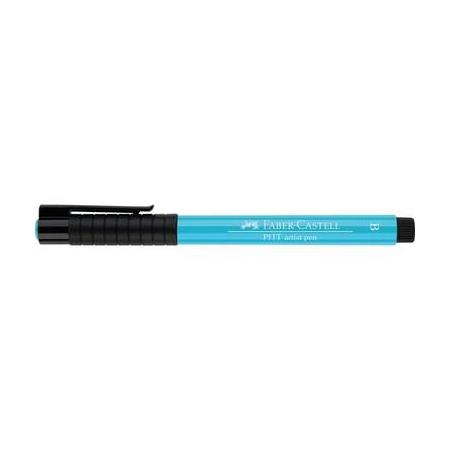 tekenstift Faber-Castell Pitt Artist Pen Brush 154 kobalt turquoise licht