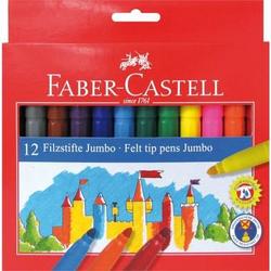 viltstiften Faber Castell Jumbo 12 stuks karton etui