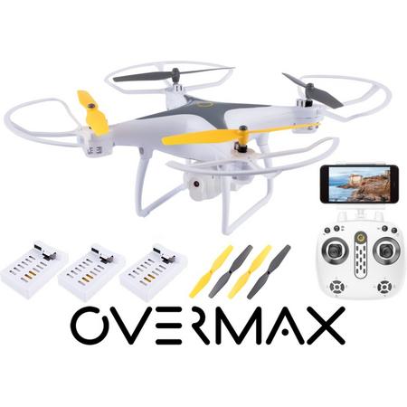 Overmax X-bee Drone 3.3 Wifi incl 3 accus - wit/grijs