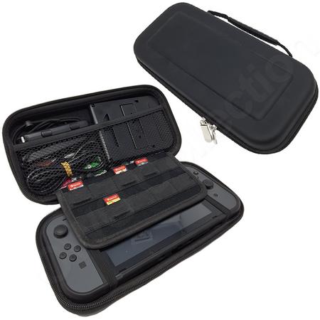 Draagbare luxe reistas - case cover - reiskoffer - opbergtas - hoes - tasje - voor de Nintendo Switch console