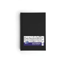 Oxford - Schetsboek A6 - harde kaft - 192 paginas - 100g papier - zwart