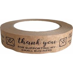 Kraft tape Supporting Small Business - papierplakband - plakband - tape - krafttape - verpakken - inpakken