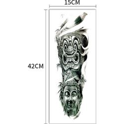 Plak Tattoo Sleeve 293-Tijdelijke Arm Tatoeage-Neptattoo-Fake Temporary Tattoo
