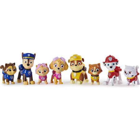 PAW Patrol, Kitty catastrofe cadeauset met 8 verzamelbare figuren, voor kinderen vanaf 3 jaar en ouder