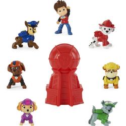 PAW Patrol De Film, verzamelbare minifiguren van 5 cm in Avonturenstad Hoofdkwartier-verrassingsverpakking (stijlen kunnen verschillen), speelgoed voor kinderen vanaf 3 jr.