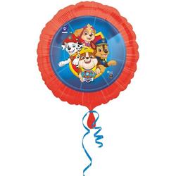 Paw Patrol themafeest folieballon met helium 43 cm - Thema feest folieballon voor kinderfeestje/verjaardag