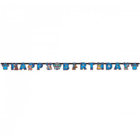 Paw Patrol™ Happy Birthday slinger - Feestdecoratievoorwerp