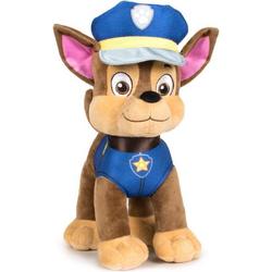 Pluche Paw Patrol knuffel Chase - Classic New Style - 27 cm - Cartoon knuffels - Speelgoed voor kinderen