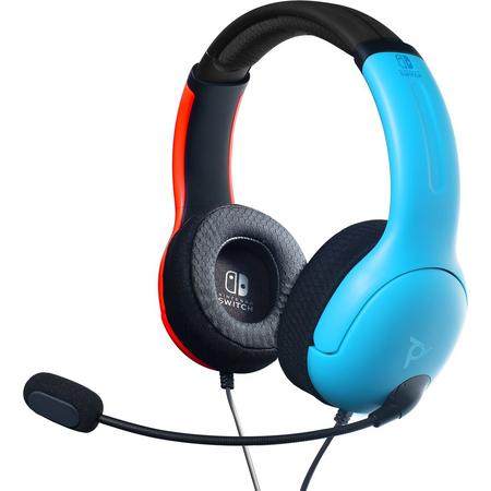 PDP Gaming LVL40 Stereo Gaming Headset - Nintendo Switch - Blauw/Rood
