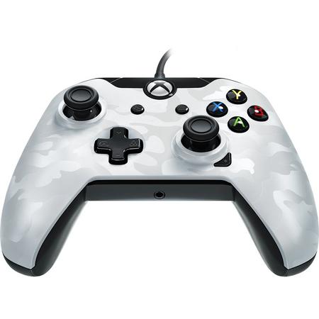 PDP Deluxe Controller - Xbox One / Windows 10 - Wit Camo
