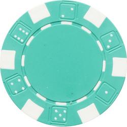 Pegasi pokerchip 11.5g green