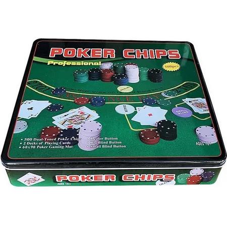 Pegasi pokerset 500 chips in blik