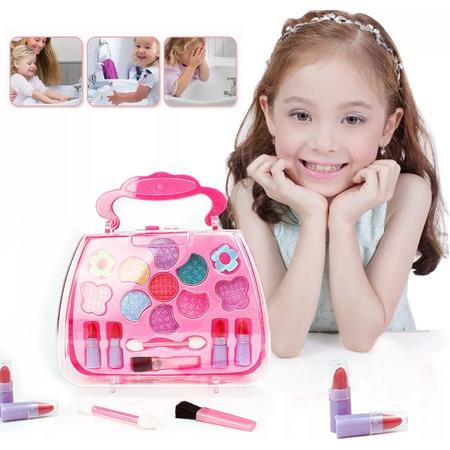 Make up speelgoed kit - Koffertje / Beauty case / 3D handtas - Set voor opmaken