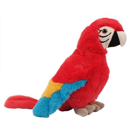 Papegaai rood 24 cm
