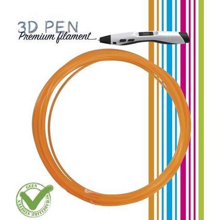 3D Pen filament - 5M - Oranje fluor