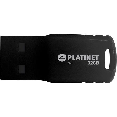 PLATINET PMFF64B PENDRIVE USB 2.0 F-Depo 64GB USB Geheugenstick zwart