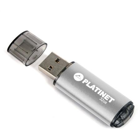 Platinet Zilvere USB Stick 32GB