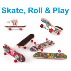 PLAY IT Fingerboard Mini Skateboard - 3 stuks - Random Kleur - 9.5x2.5cm