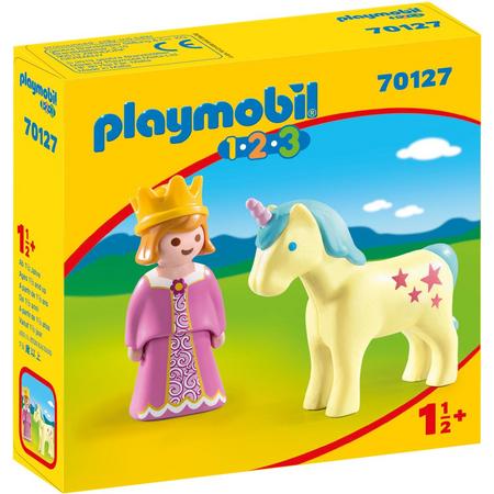 PLAYMOBIL 123 Prinses en eenhoorn - 70127