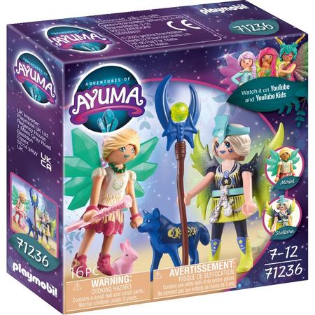 PLAYMOBIL Adventures of Ayuma Crystal en Moon Fairy met Totemdieren - 71236