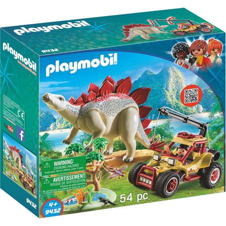 PLAYMOBIL Avonturiersbuggy met Stegosaurus - 9432