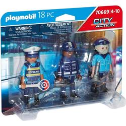 PLAYMOBIL City Action Figurenset politie - 70669