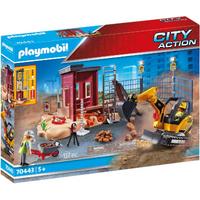 PLAYMOBIL City Action Mini graafmachine met bouwonderdeel - 70443
