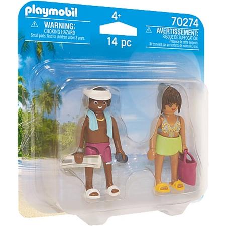 PLAYMOBIL Duo Packs Koppel vakantiegangers - 70274