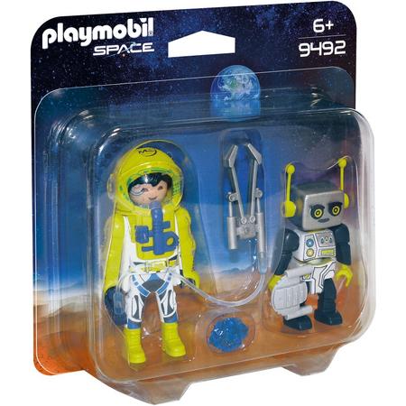 PLAYMOBIL DuoPack Astronaut en robot - 9492