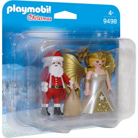 PLAYMOBIL DuoPack Kerstman en kerstengel - 9498
