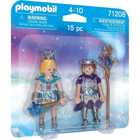 PLAYMOBIL Duopack Ijsprinses en Ijsprins - 71208