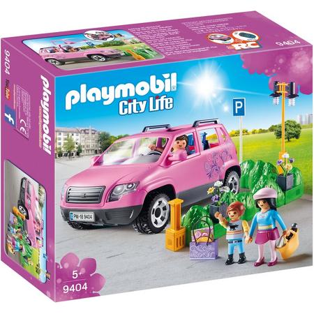 PLAYMOBIL Familiewagen met parkeerplaats - 9404