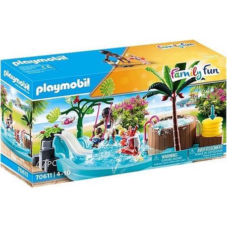 PLAYMOBIL Family Fun Kinderzwembad met whirlpool - 70611