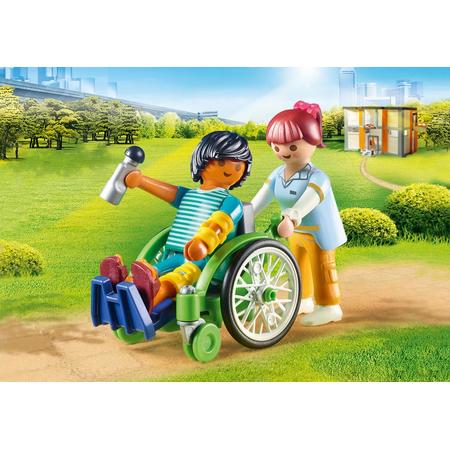 PLAYMOBIL  Patient in rolstoel - 70193