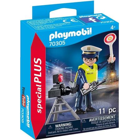 PLAYMOBIL Special Plus Politieman met flitcontrole - 70305