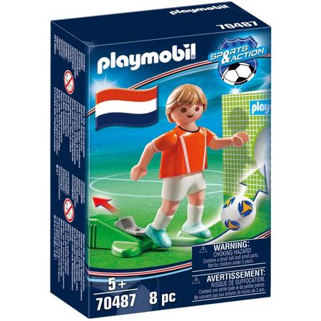 PLAYMOBIL Sports & Action Nationale voetbalspeler Nederland - 70487