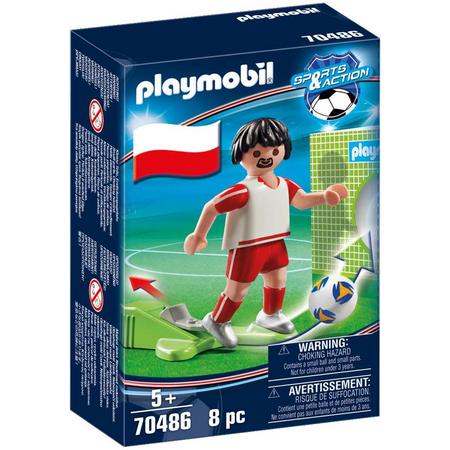 PLAYMOBIL Sports & Action Nationale voetbalspeler Polen - 70486
