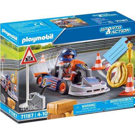 PLAYMOBIL Sports and action racekart - 71187