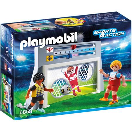 PLAYMOBIL Strafschoptraining met voetballers - 6858