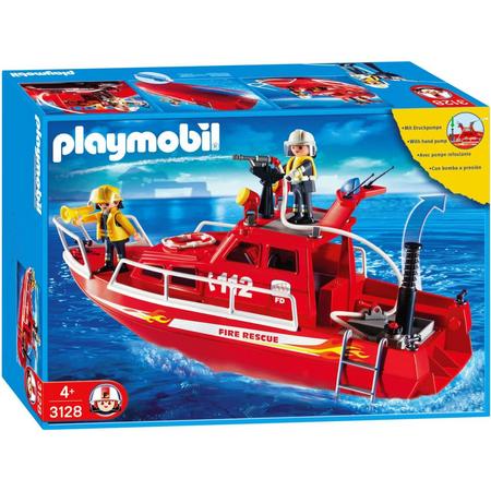 Playmobil 3128 Brandweerboot met pomp